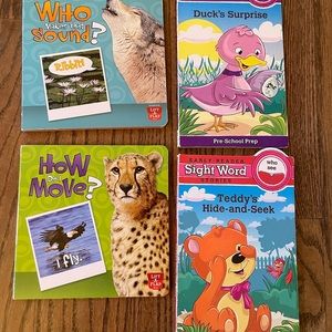 Kids Learning Toys Lift-The-Flap Baby Toddler Board Books Bundle of 5